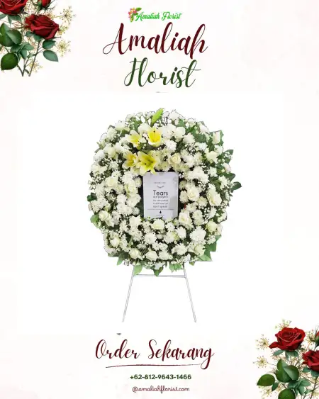 Krans Bunga Duka Peraduan Waras
