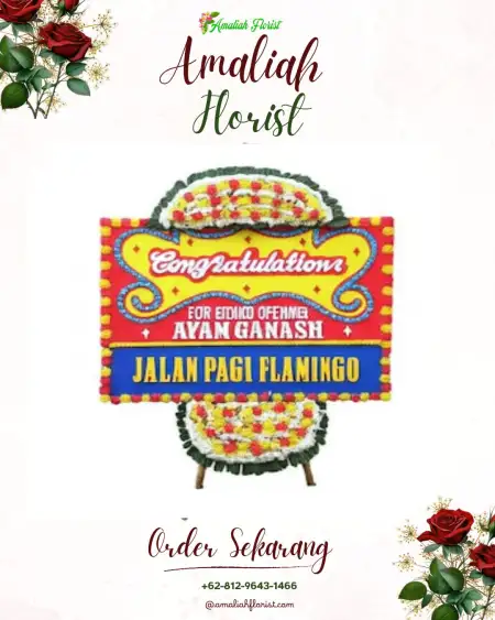 Sewa Papan Bunga Peraduan Waras